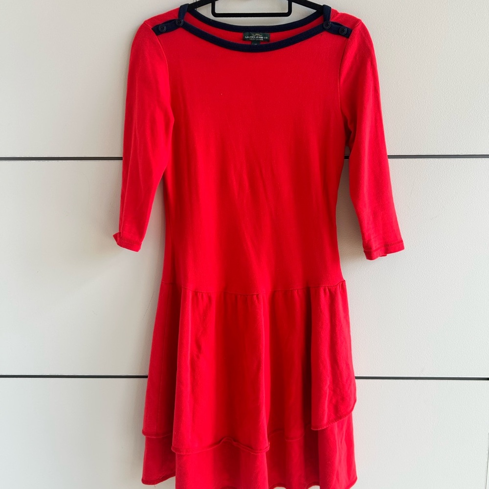 Ralph Lauren Vibrant Red  Dress